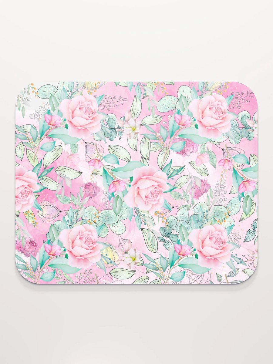 Rosy Botanical Bliss Mouse Pad gift for moms and friends product image (2)