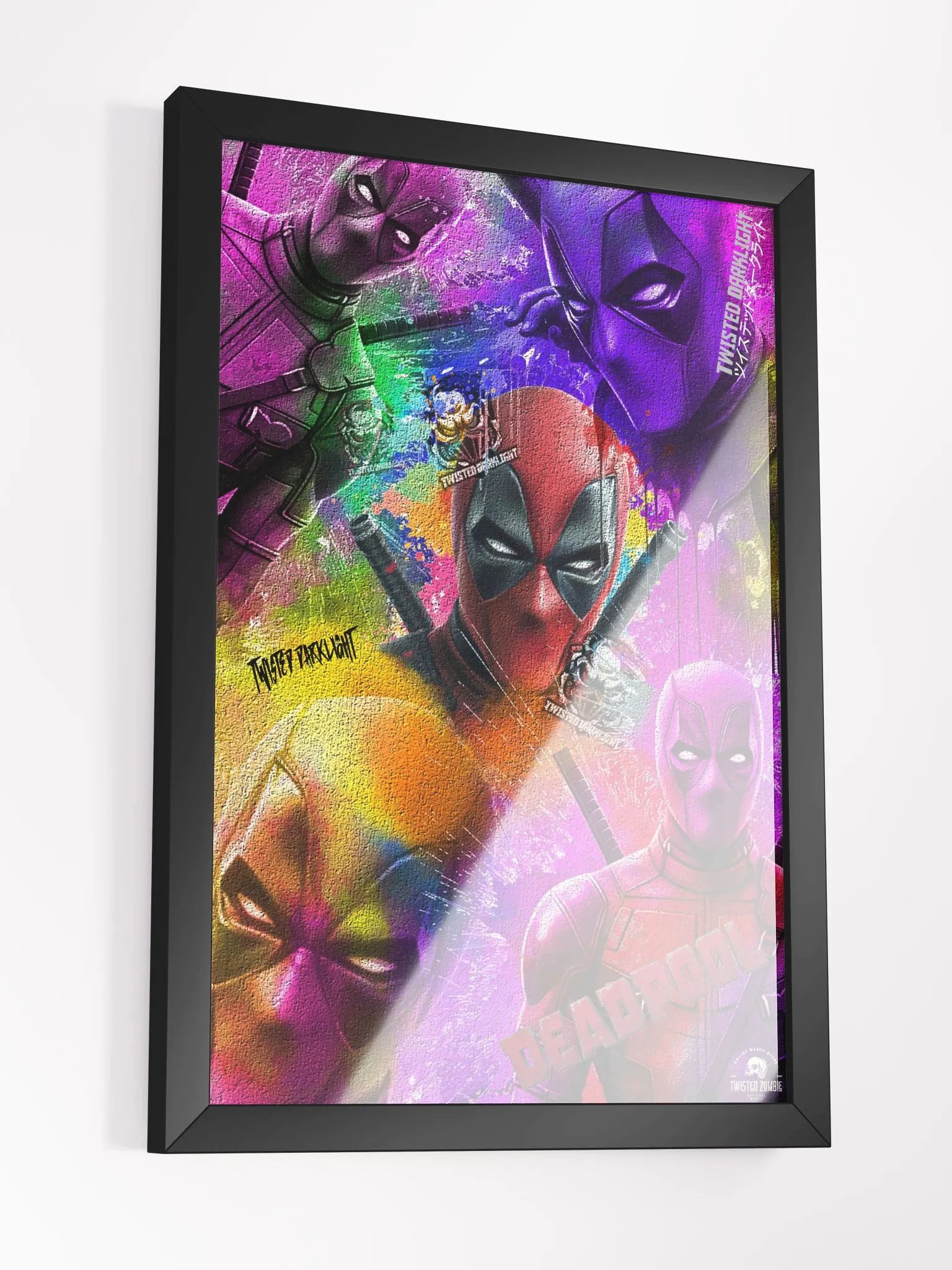 Limited Edition: Deadpool Poster - Unique Design By Twisted Darklight - Size: 12" x 18" product image (3)