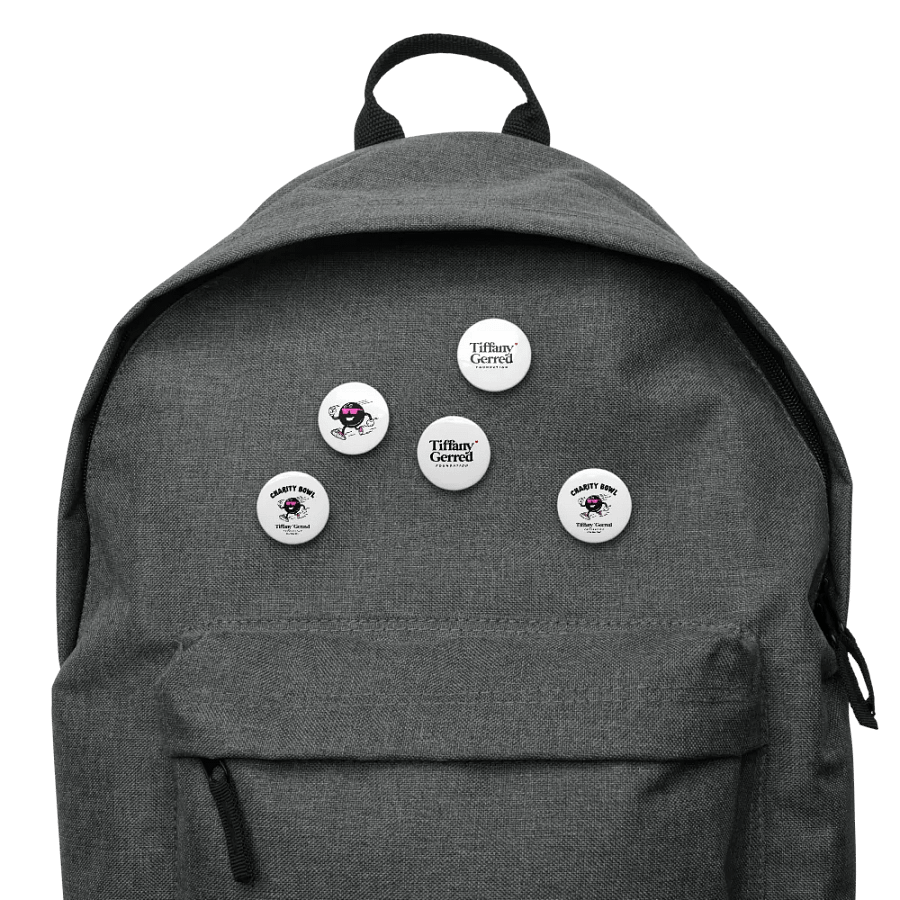 Charity Bowl Pin-On Buttons product image (5)