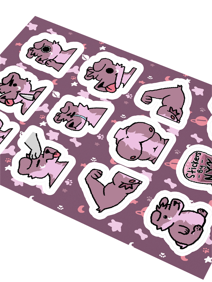 Nyx's Emote Sticker Sheet product image (2)