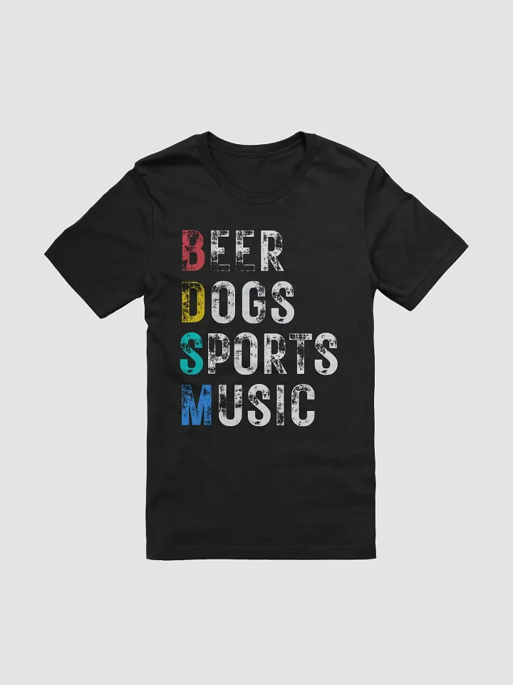 Funny Beer Dogs Sports Music T-Shirt – Perfect for Party And Game Day product image (1)