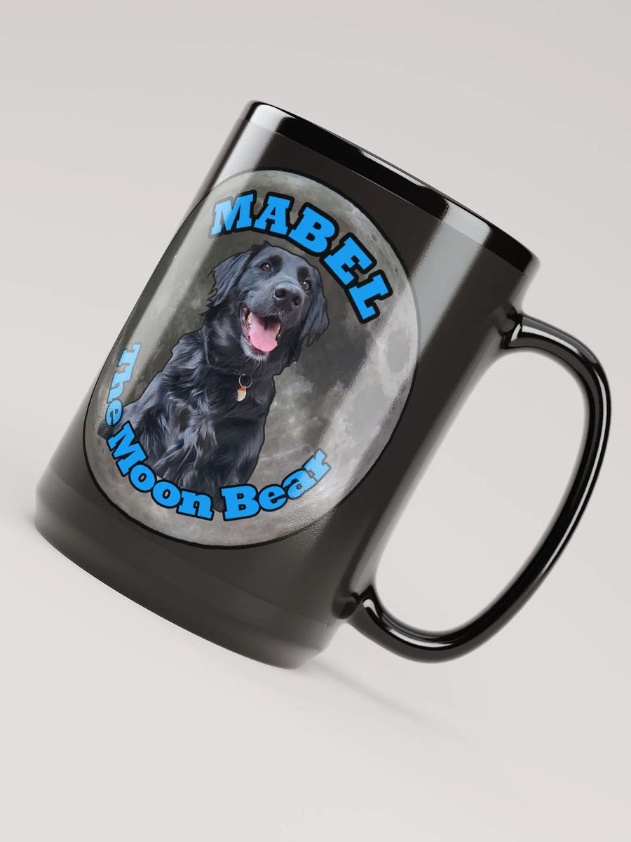 MABEL The Moon Bear Black Glossy Mug 15oz product image (4)
