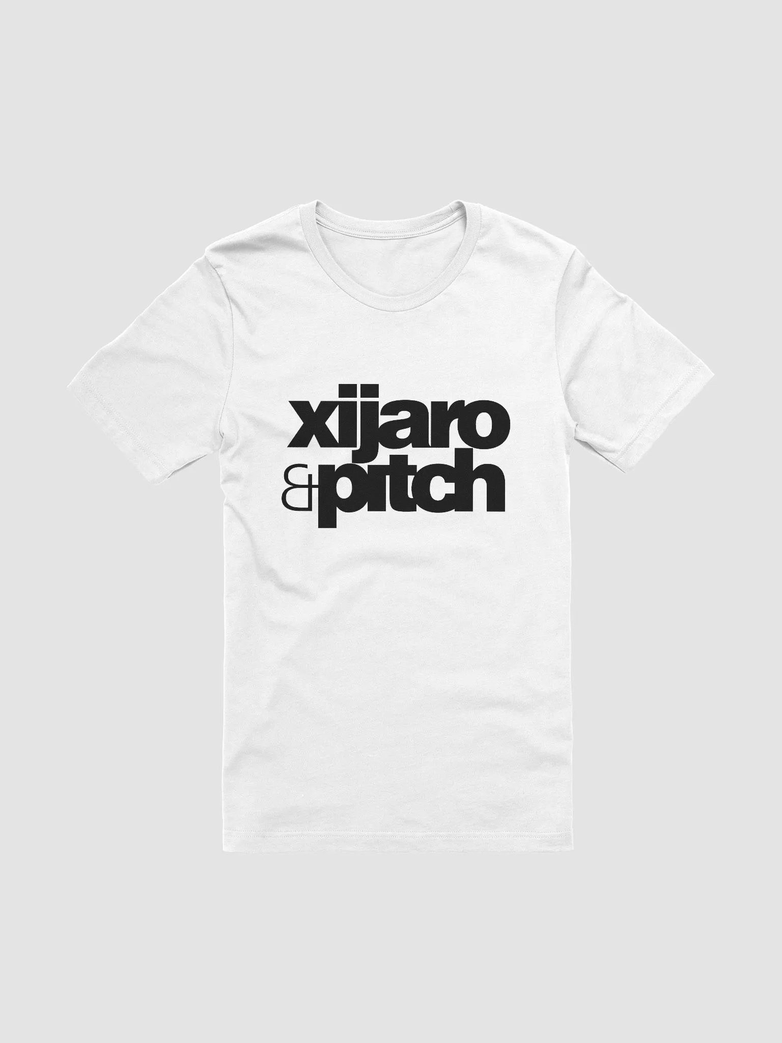 XiJaro & Pitch Supersoft T-Shirt (black logo) product image (1)