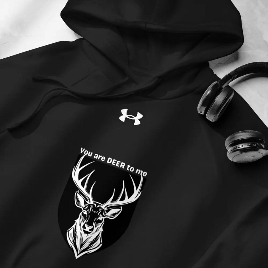 Majestic Antler Deer Graphic Hoodie product image (5)
