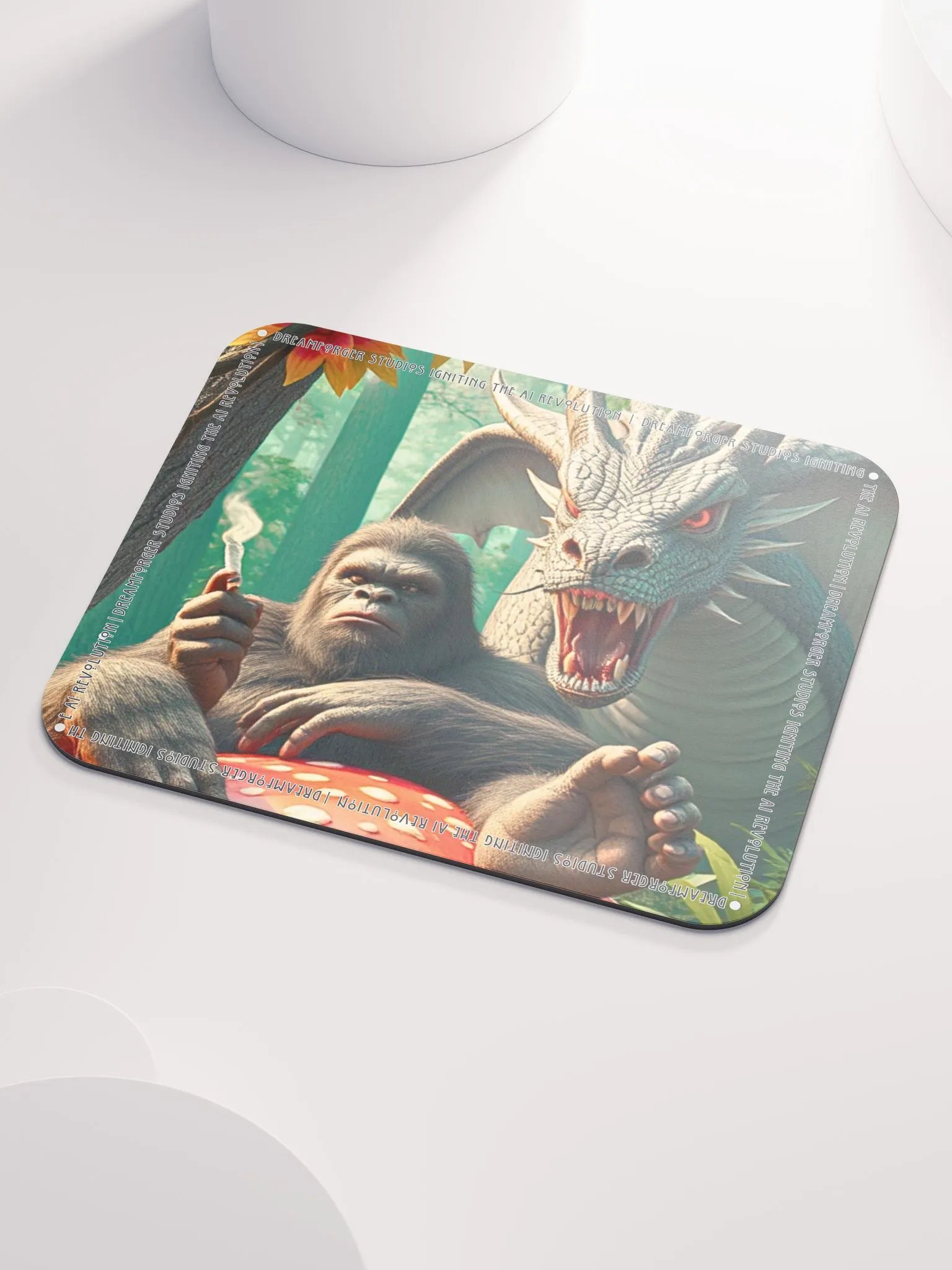 Draco's Realms: Mythical Mates Selfie Mousepad product image (3)
