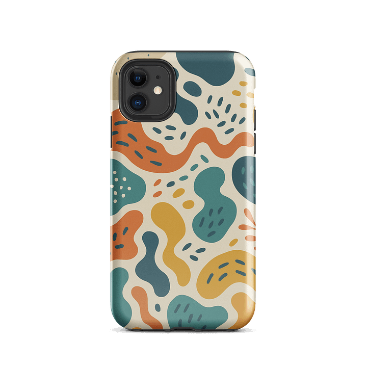 Organic Abstract Teal iPhone® Tough Case product image (55)