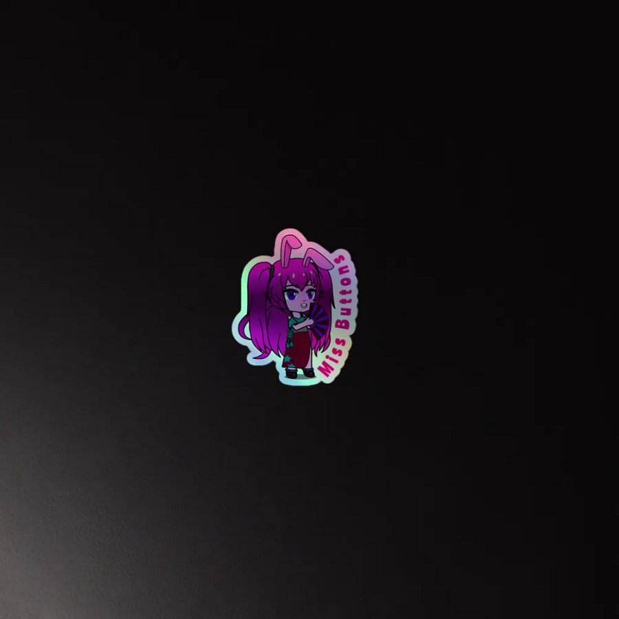 Miss Buttons - Star Cluster Bunnies - rainbow sticker product image (2)