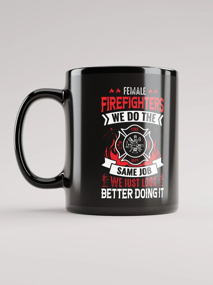 Female Firefighters - Black Mug product image (2)