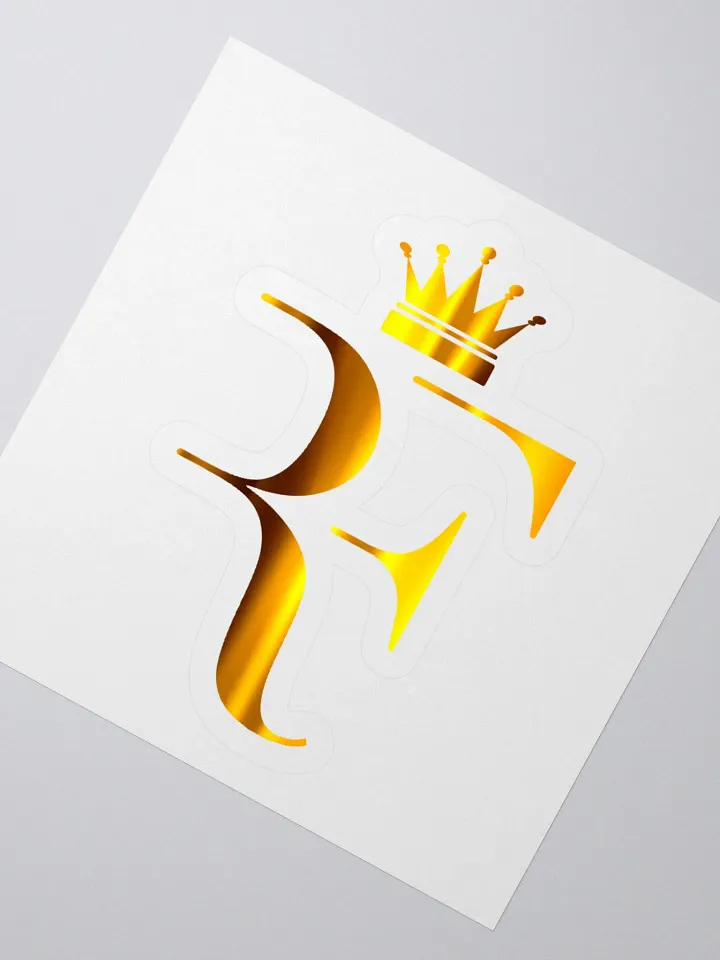 Royal RF Crown Kiss Cut Stickers product image (6)