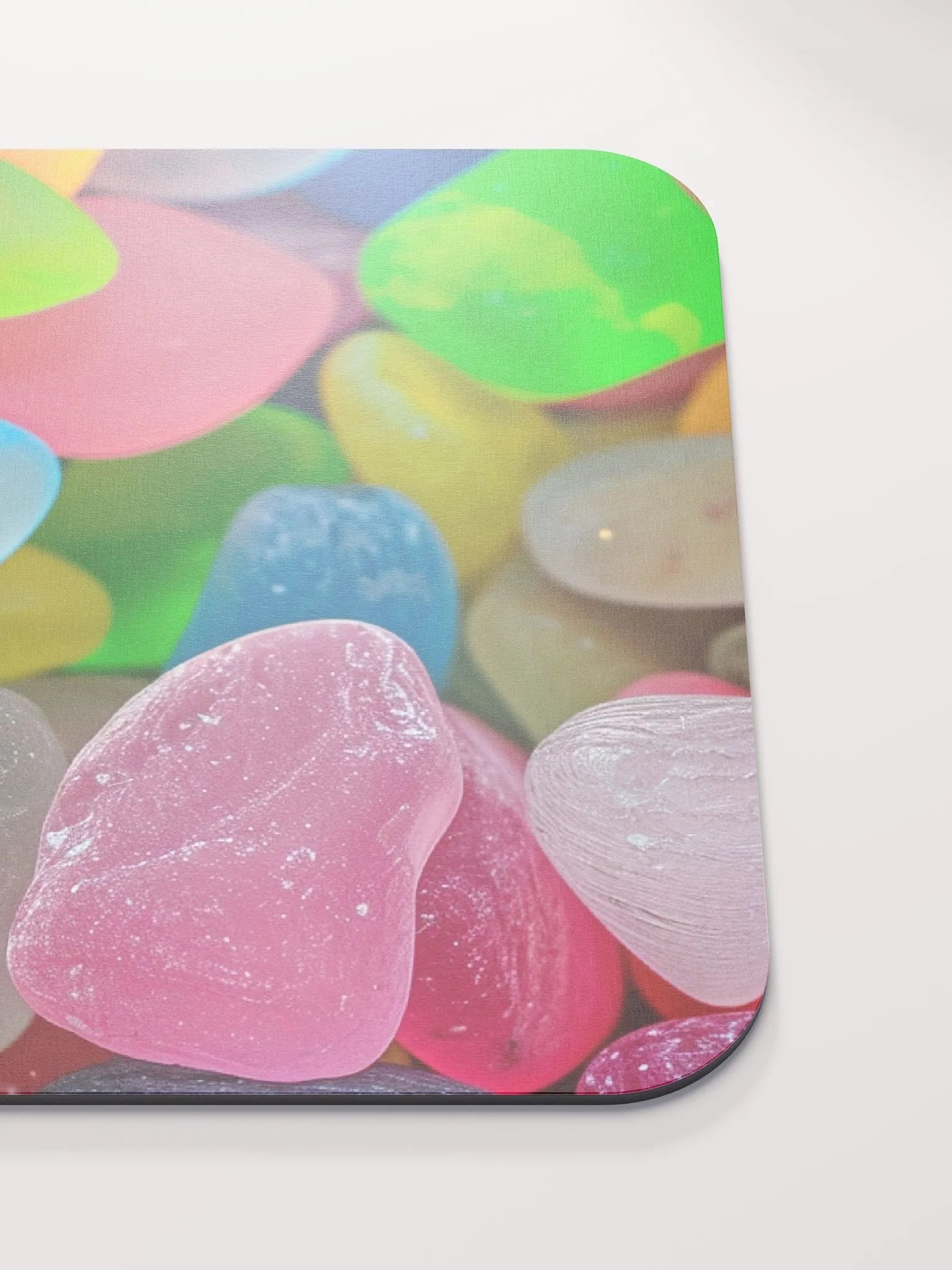 Bright Neon Sea Glass Mouse Pad - Coastal Vibes product image (5)