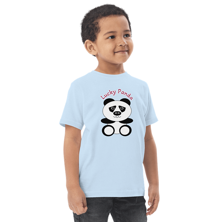 Lucky Panda Toddler Jersey T-Shirt product image (10)