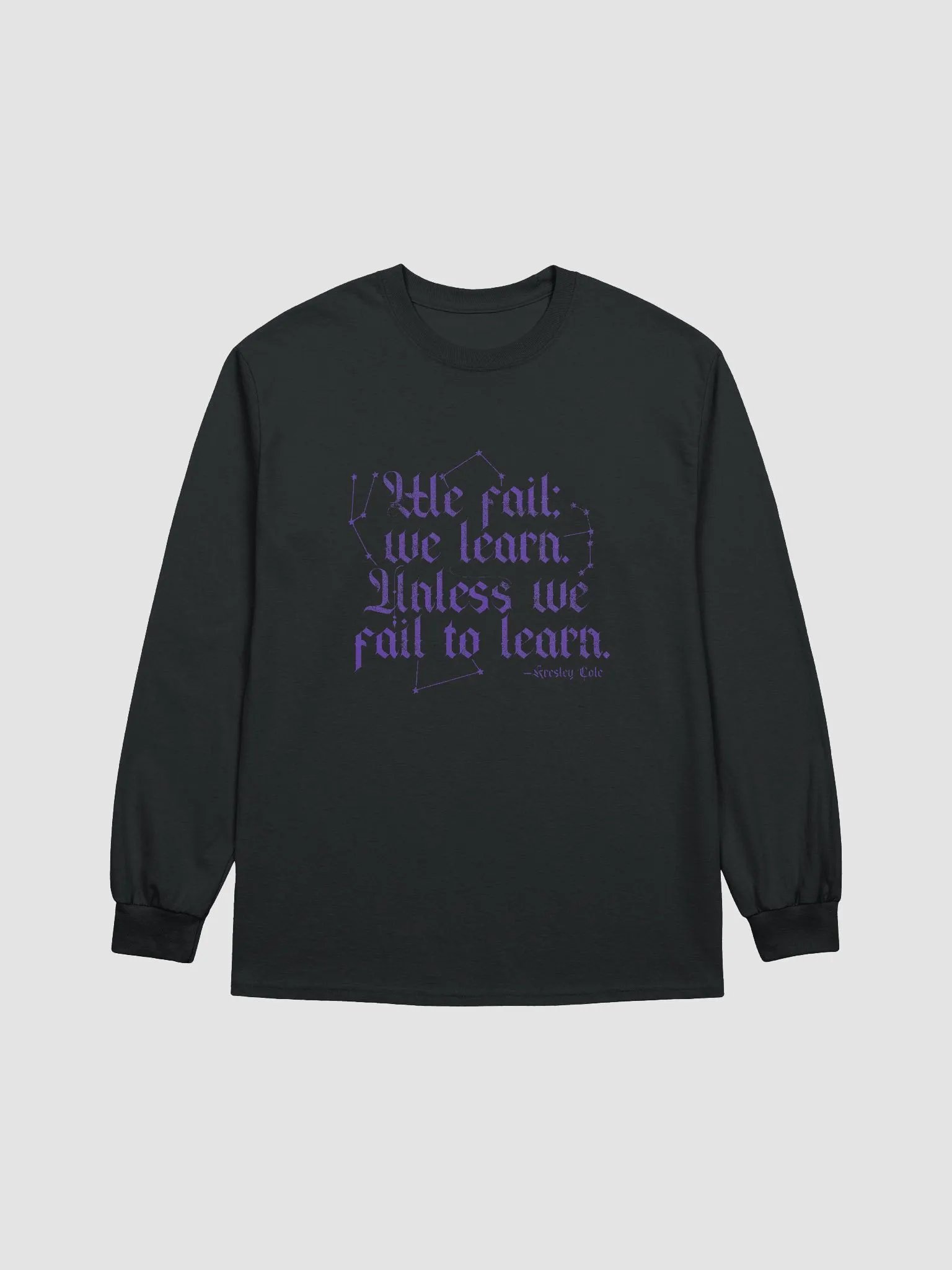 We Fail We Learn Long Sleeve T-Shirt product image (1)