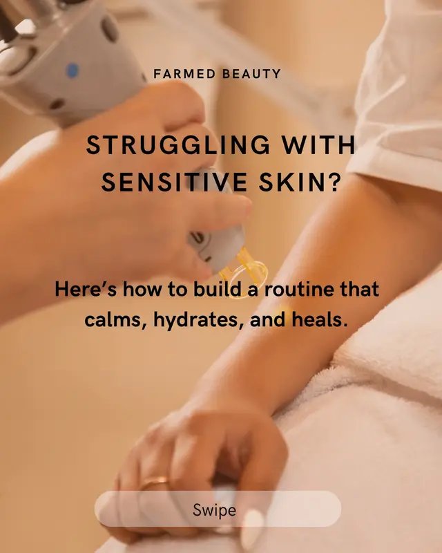 Sensitive skin doesn’t need 10 products. It needs calm, clean, consistent care 💧 This post breaks down a simple routine that is perfect for: ✔️ Easily irritated skin ✔️ Redness, dryness, or burning ✔️ Those who just want skincare that works (and doesn’t hurt) 🛒 Tap the link in bio to build your gentle routine with products from us at Farmed Beauty. #sensitiveskin #sensitiveskincare #sensitiveskinsolution #sensitiveskinfriendly #sensitiveskinmakeup #sensitiveskinproblems #sensitiveskindog #sensitiveskinsollutions 