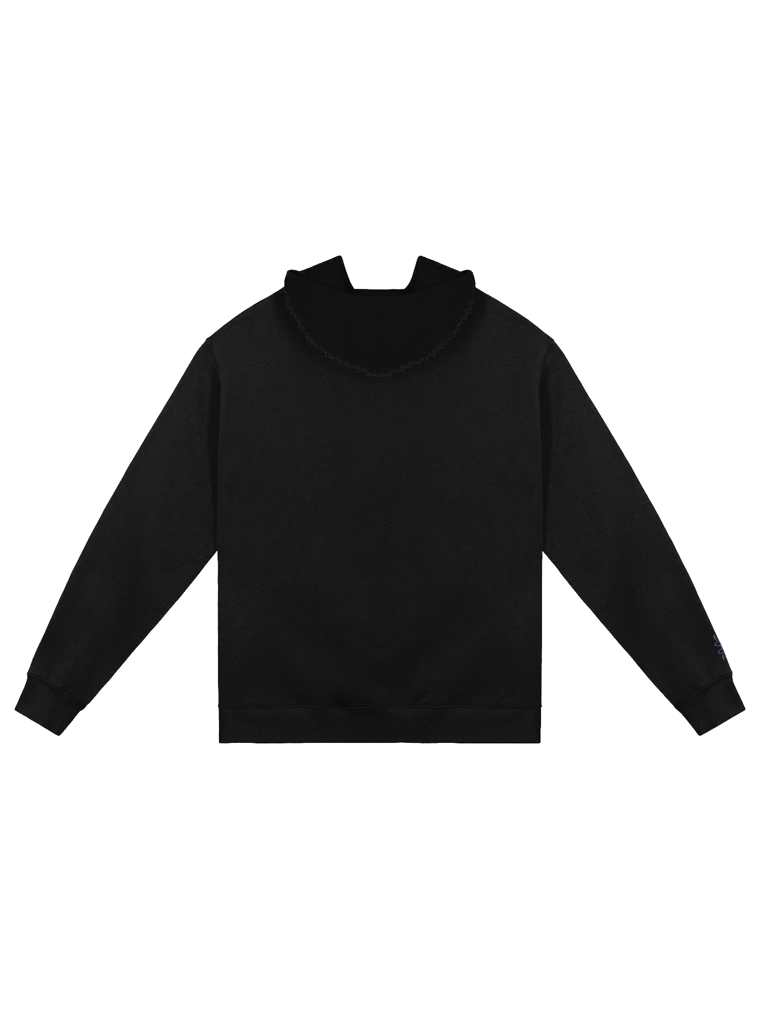 Purple Embroidered Moon Unisex Oversized Hoodie product image (4)