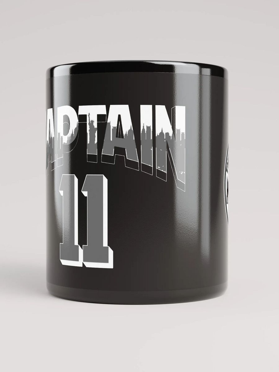 Captain 11 New York Skyline Black Coffee Mug (Monochrome Edition) product image (1)