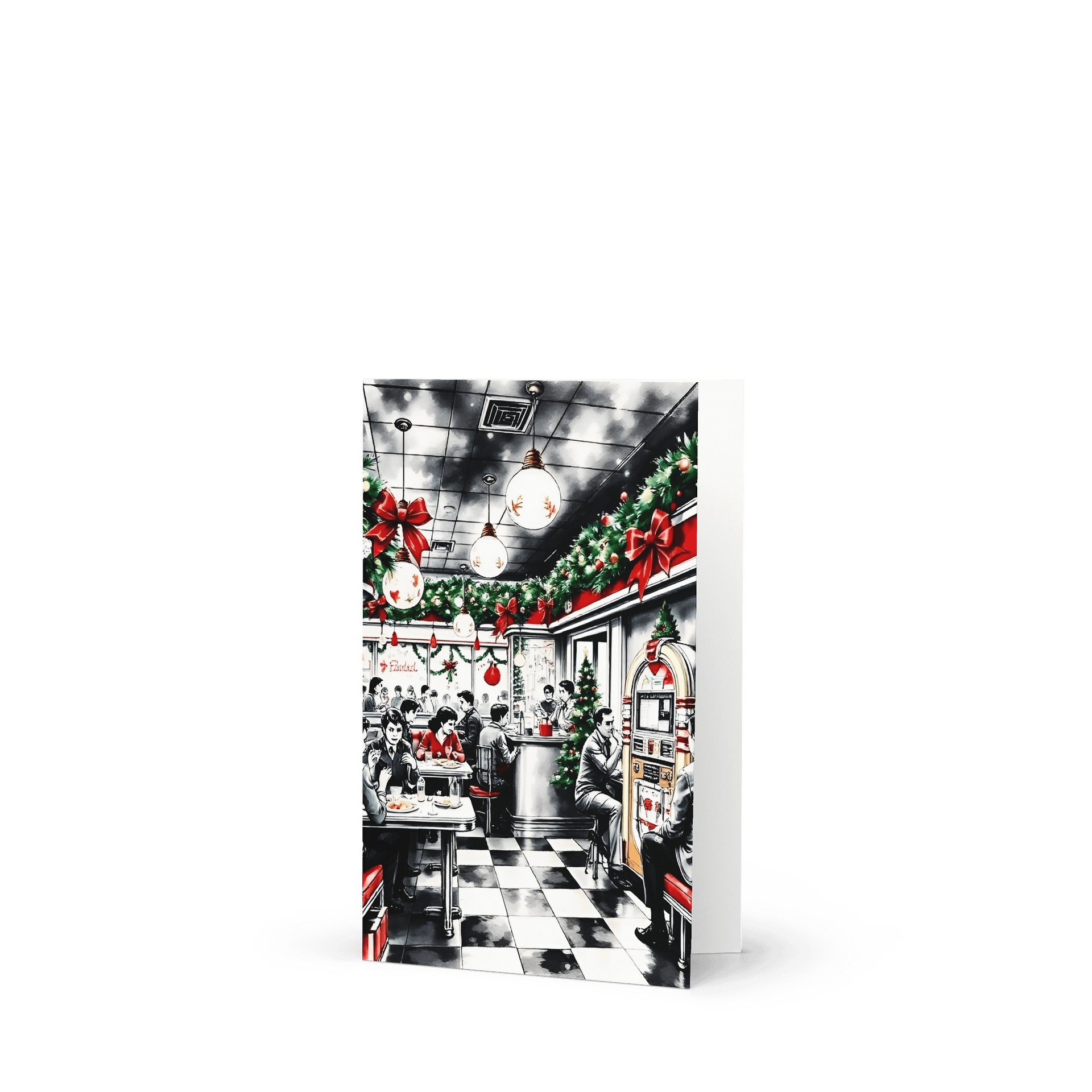 Festive Diner Delight Greeting Card product image (1)