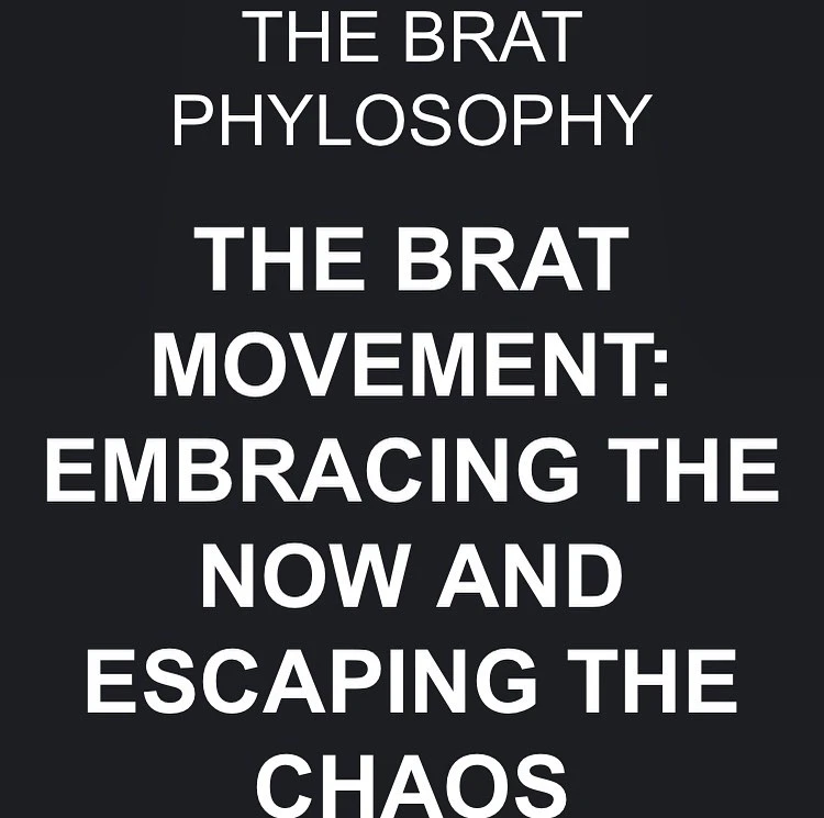 do u really wanna feel what’s brat? there’s a blogpost for u: https://brat.style/pages/the-brat-phylosophy

or head to bio! 
...