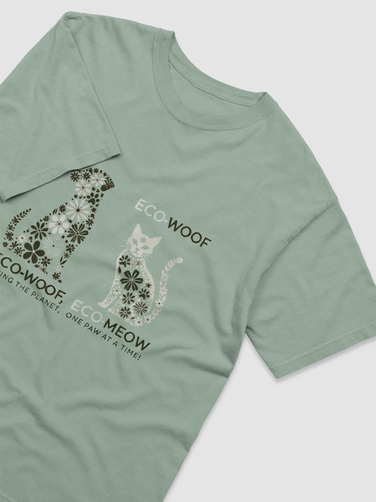 Eco-Paws Floral Art T-Shirt product image (32)