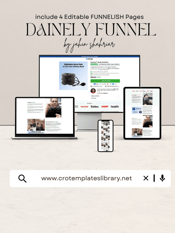 Dainely Neck Stretcher Funnelish Templates product image (1)