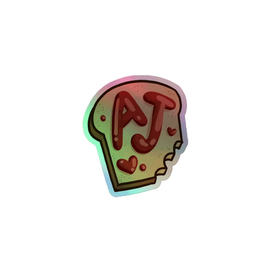 Holographic Toasty Sticker product image (1)