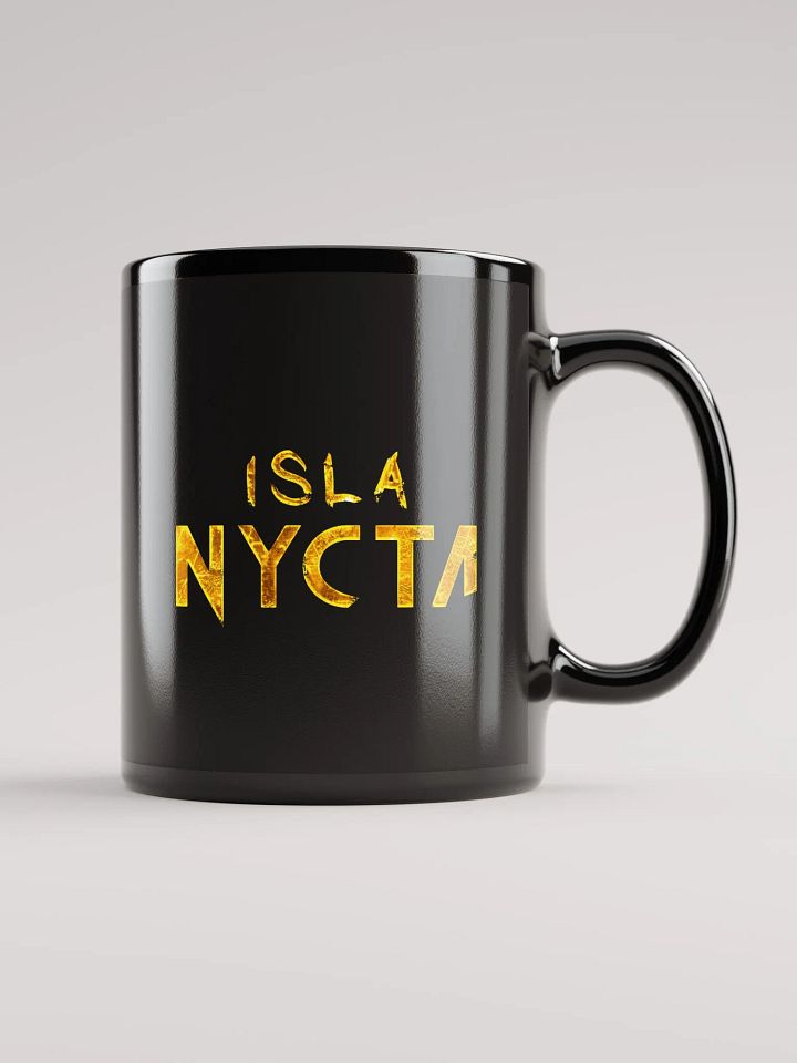 Golden Nycta - Black Glossy Mug product image (1)