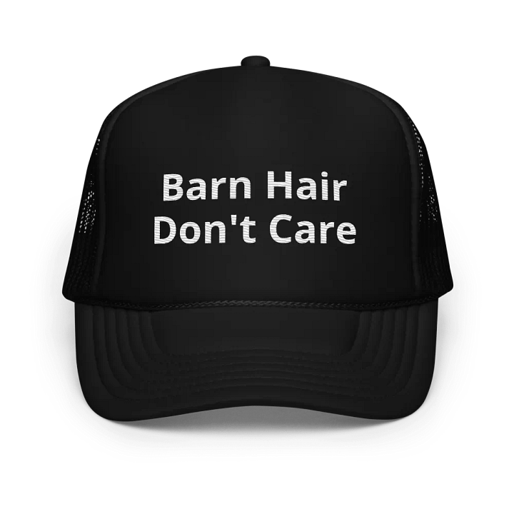 Barn Hair Don't Care - Funny Embroidered Hat Trucker Cap product image (1)