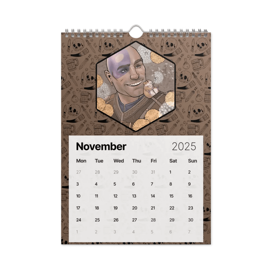 BG3 2025 Calendar - rainbow product image (11)