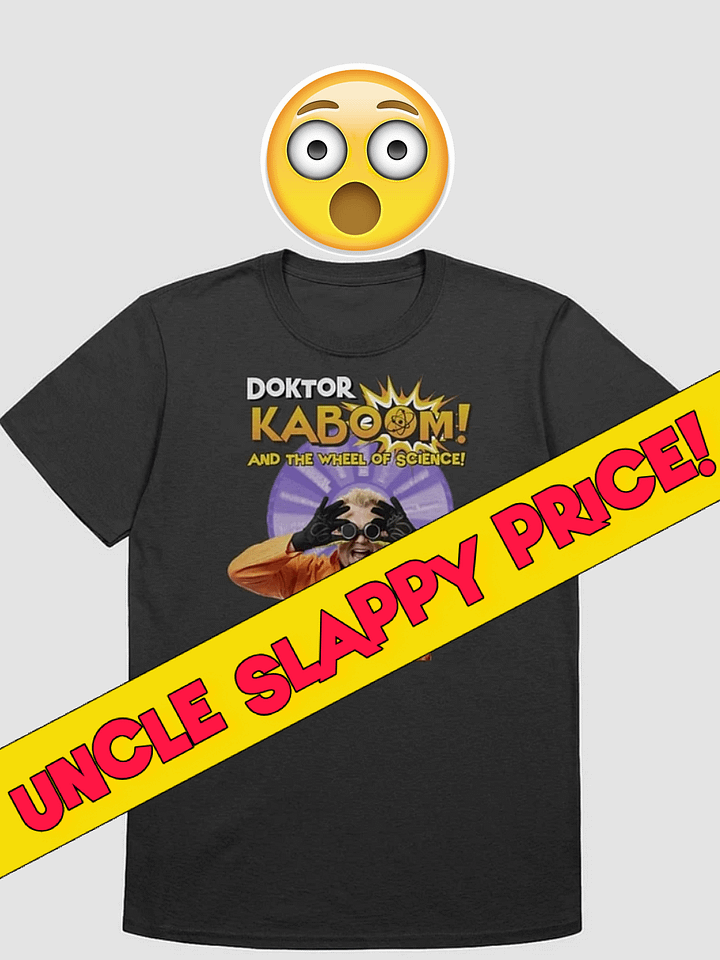 Doktor Kaboom and The Wheel of Science! T-shirt product image (1)