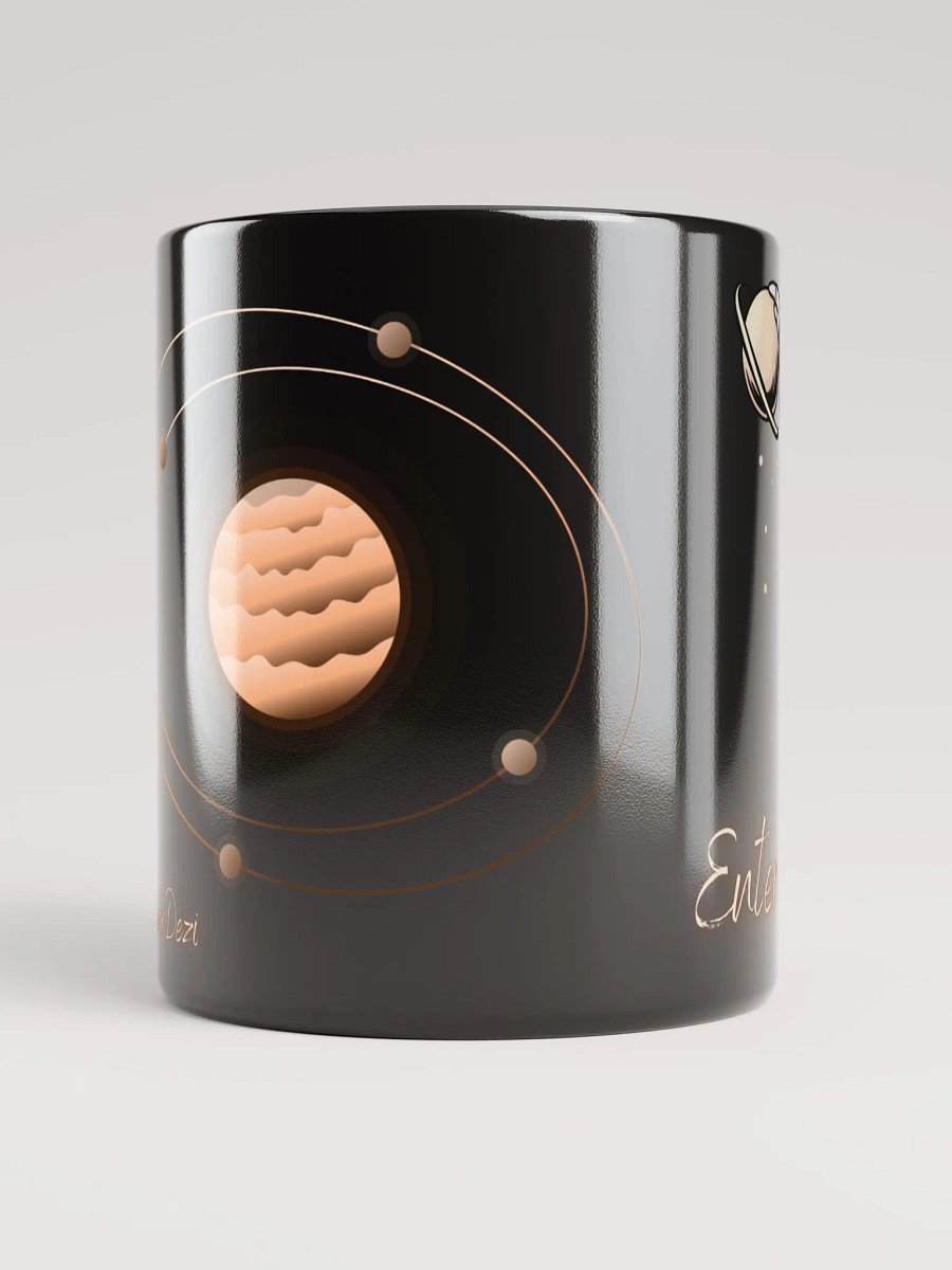 B&W Space Mug - DearDezi Cosmos 1st Edition product image (3)