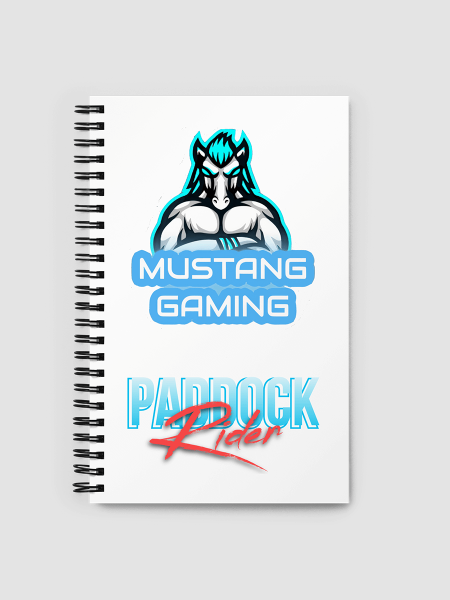 [MustangGamingLive] Spiral notebook product image (1)
