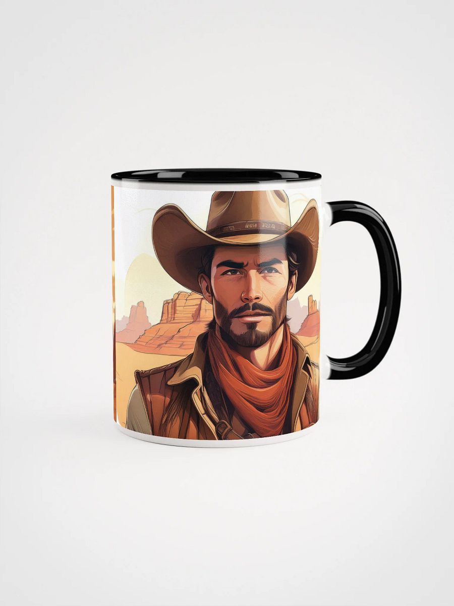 Ceramic Mug with Color inside male cowboys product image (1)