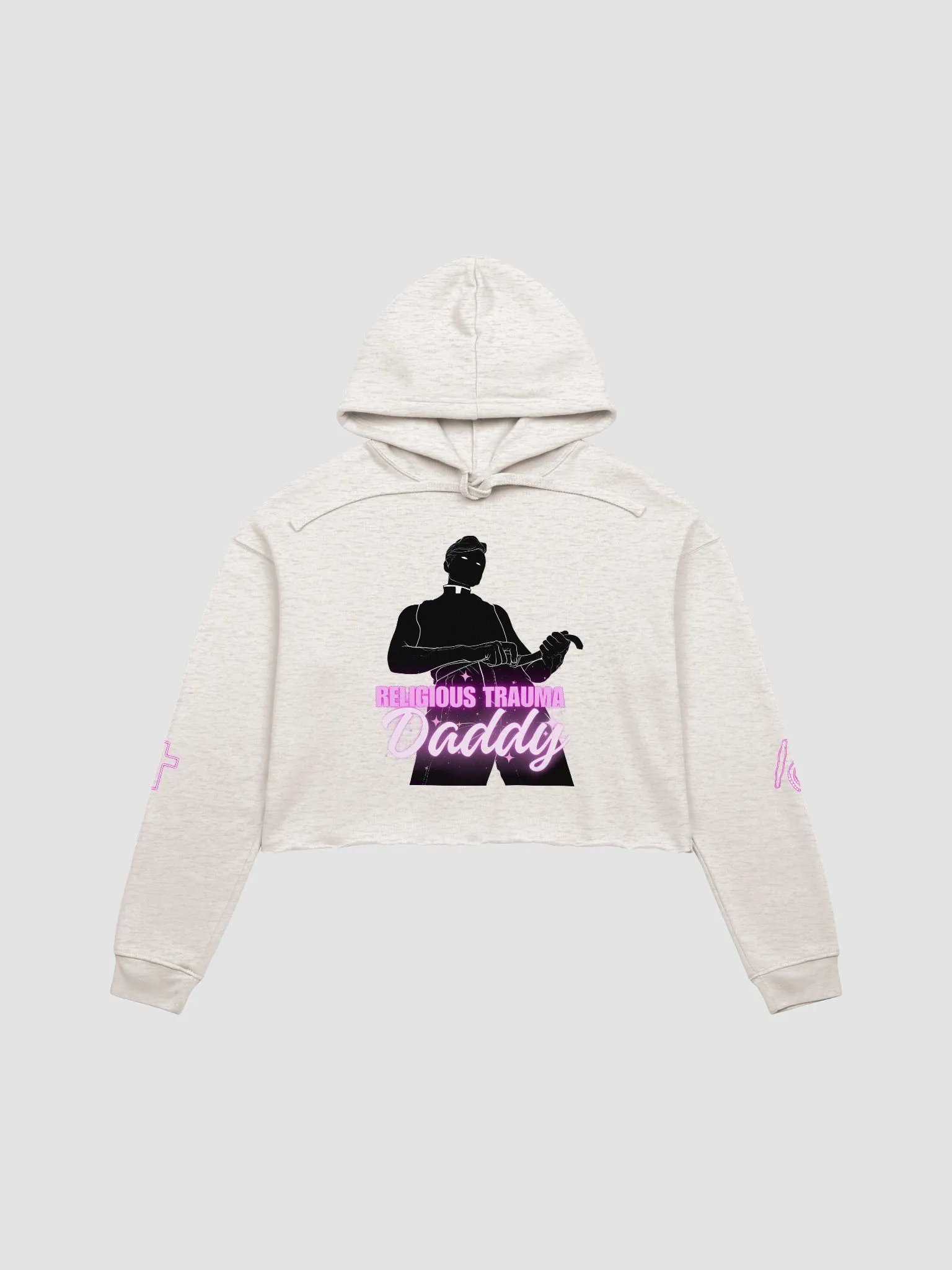 Religious Trauma Daddy | Crop Hoodie product image (3)