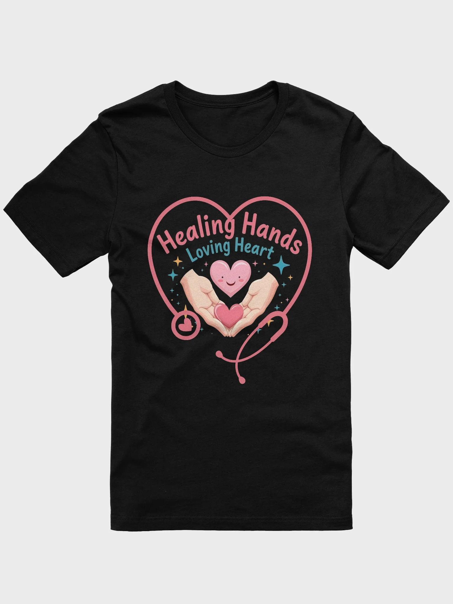 Healing Hearts, Stethoscope heart T-shirt product image (61)