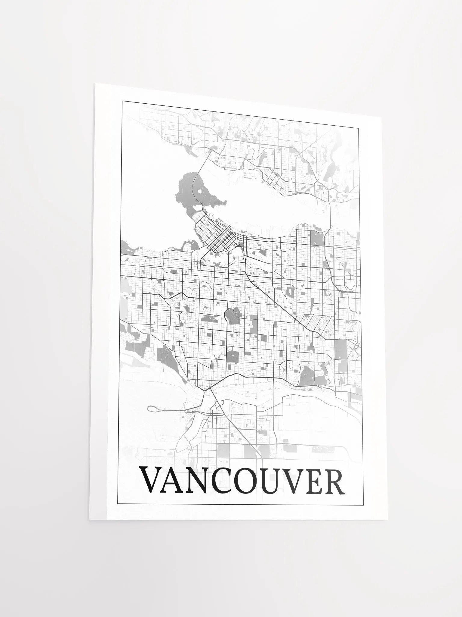 Vancouver, Canada, city map print product image (13)