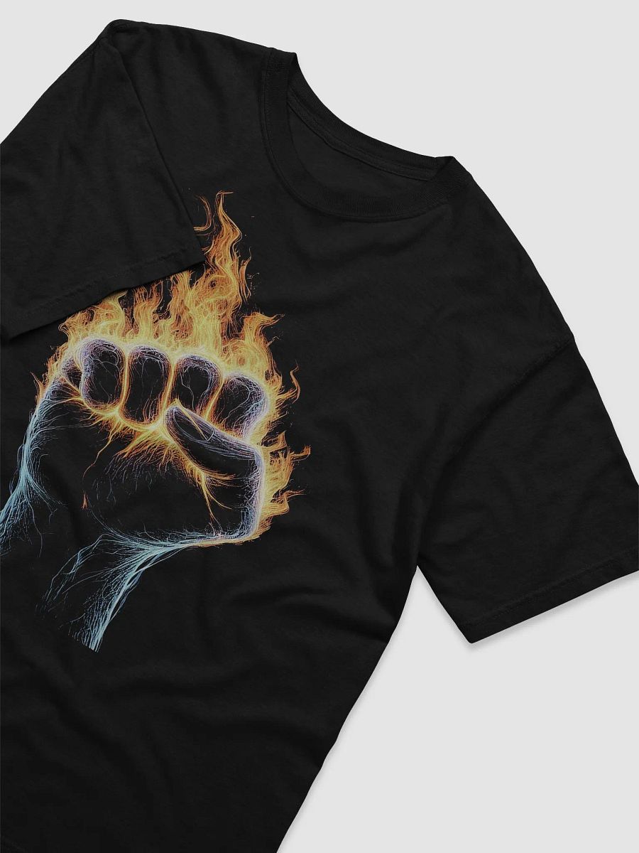 Flame Fist Energy #Statement Tee - Black T-Shirt product image (3)