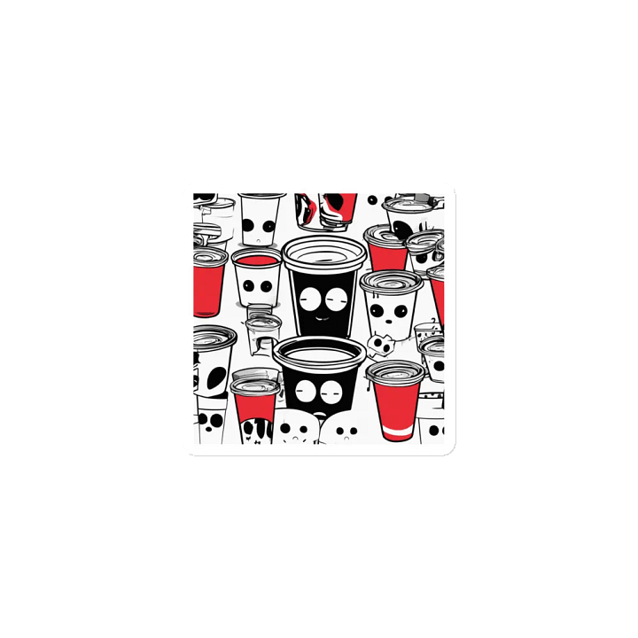 Expressive Drink Cup Magnets product image (1)