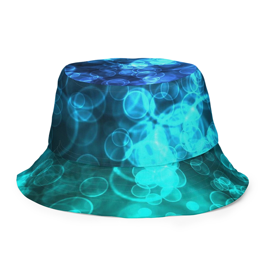 Blue Ocean Bokeh and Mermaid Stripe Bucket hat product image (3)