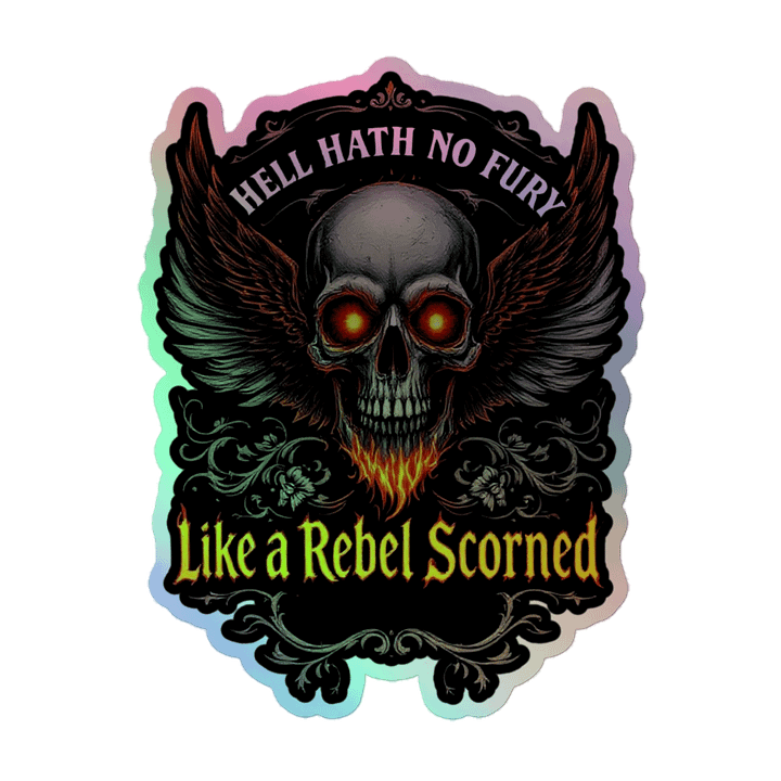 Rebel Undead Scorned Holographic Sticker product image (2)