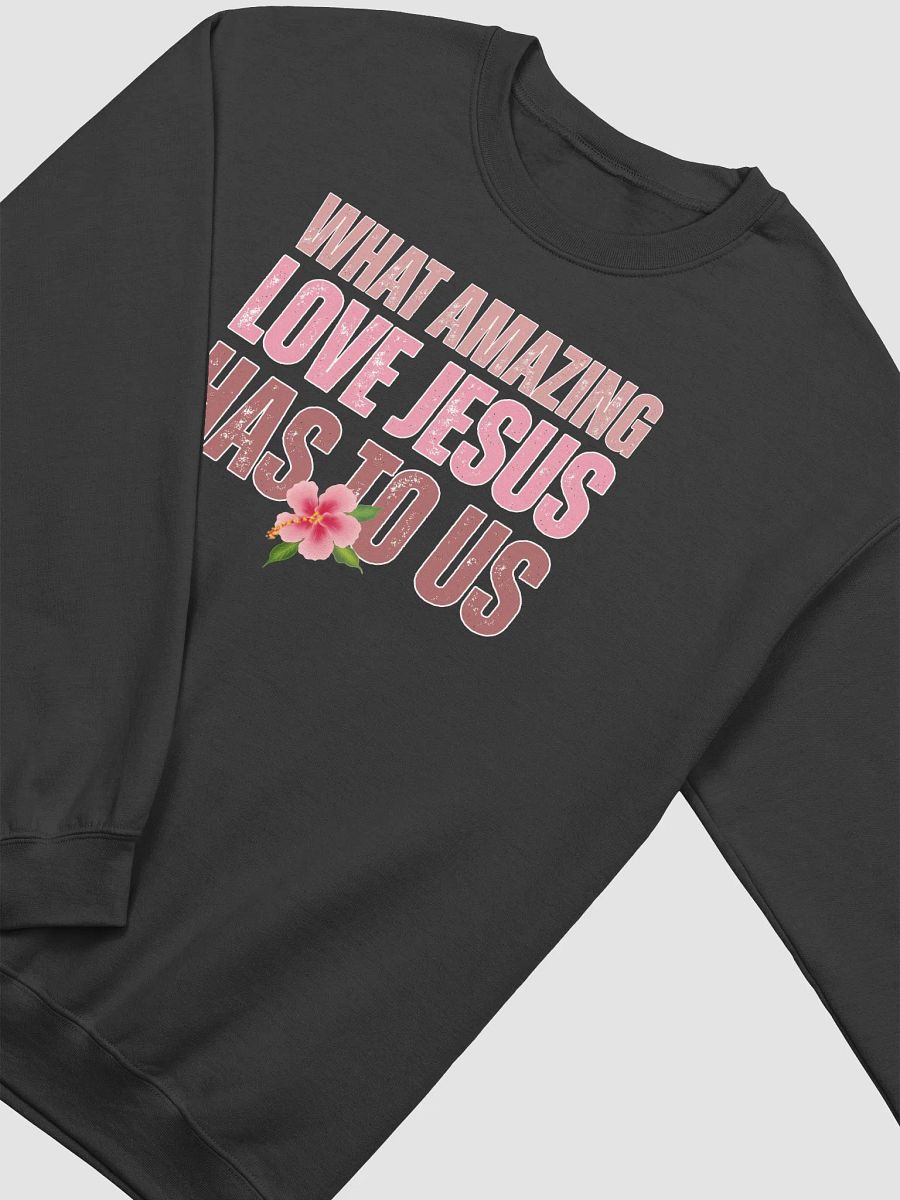 JESUS Amazing Love To Us Gildan Sweater product image (3)