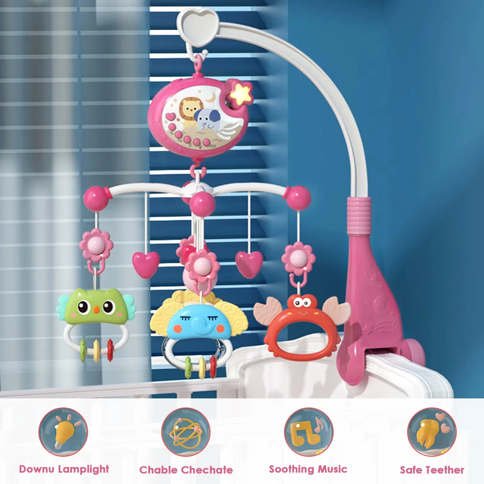 Cozibee Musical Crib Mobile – Sweet Dreams with Light & Melody product image (5)