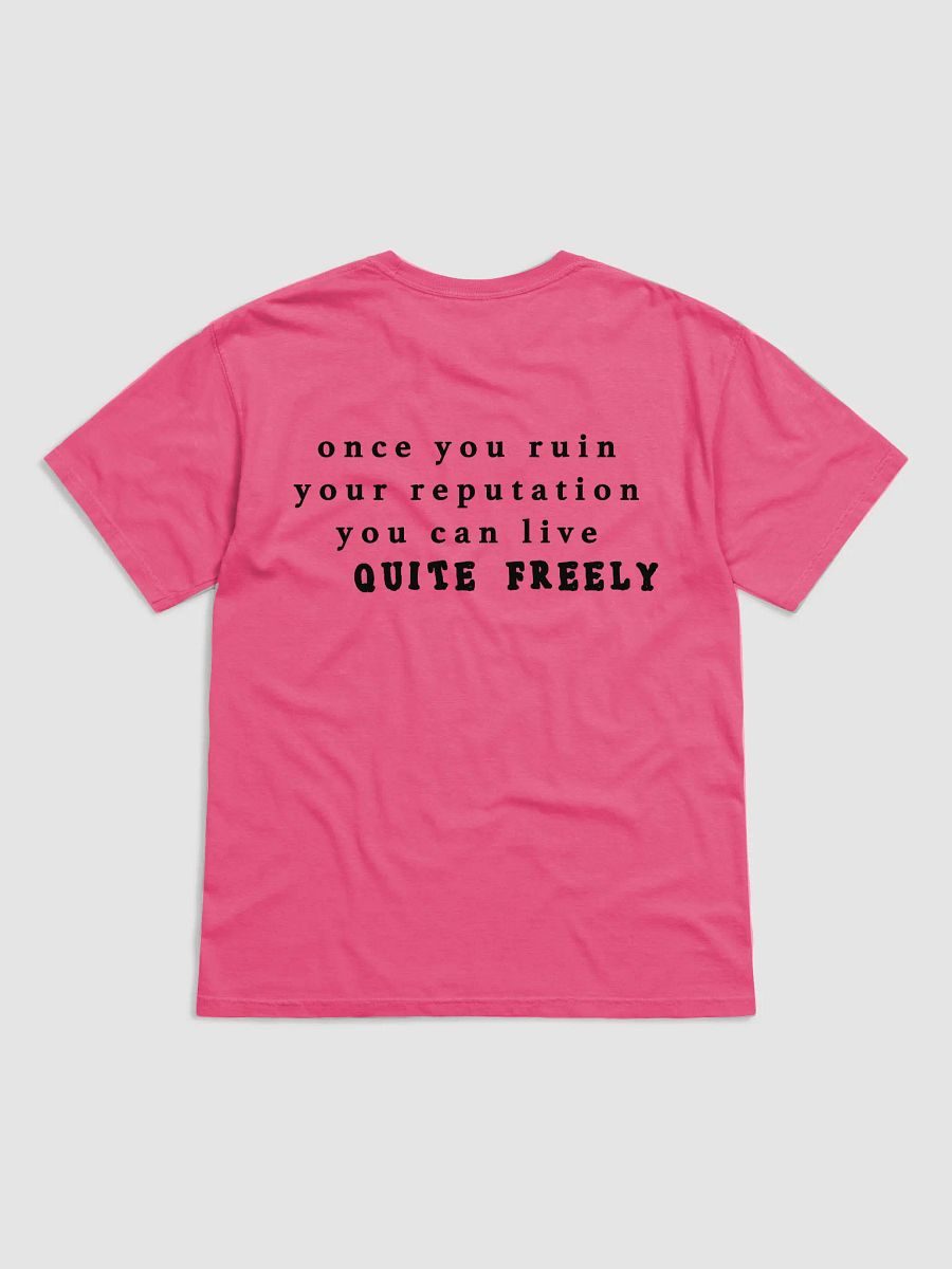 ruin your reputation pink tee product image (2)