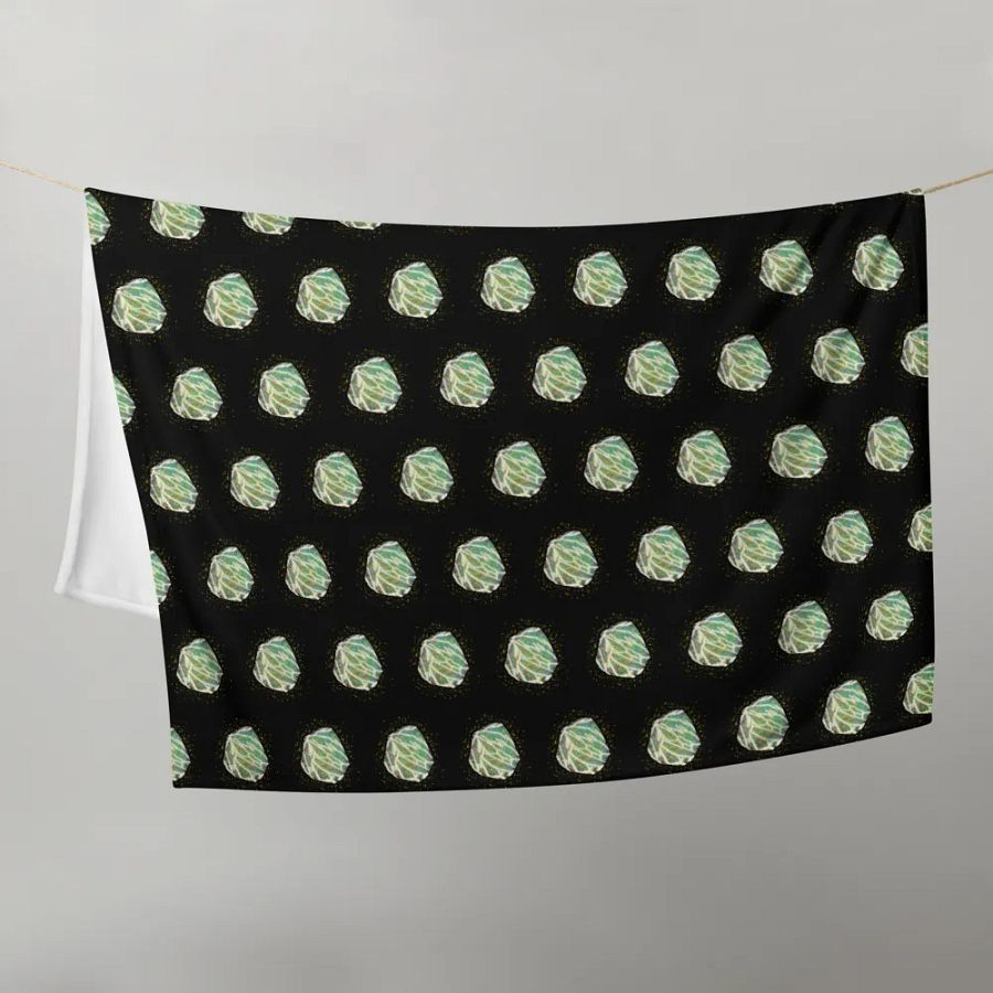 ItsMeHarp Shiny rock Throw Blanket product image (21)