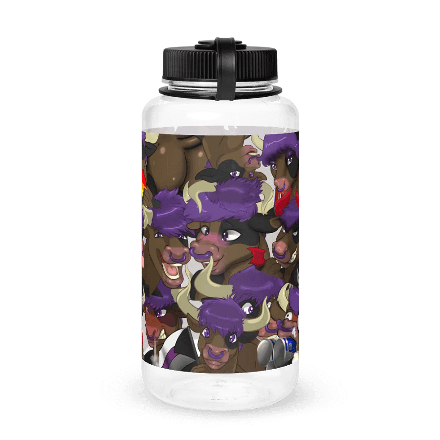 Yuuma Emote Collage Water Bottle product image (4)