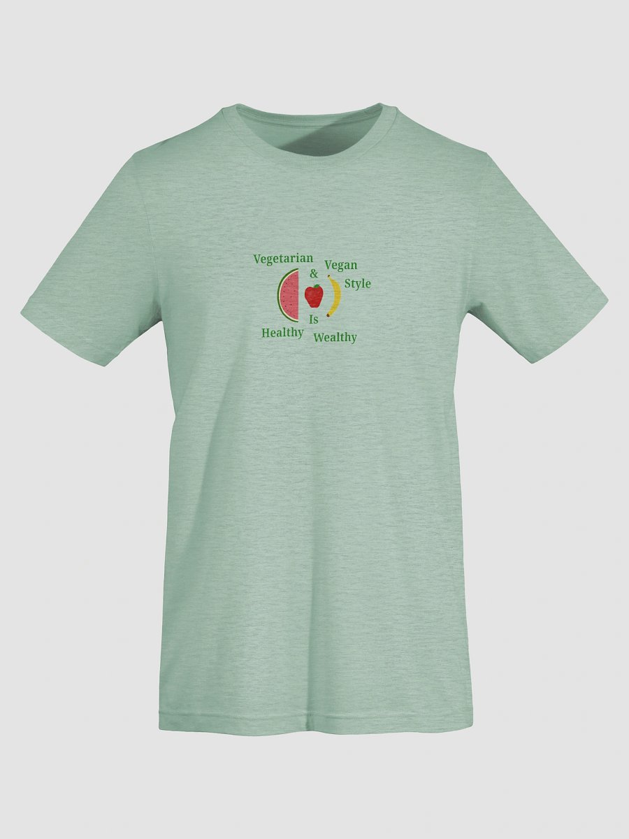 Healthy Wealthy Vegetarian & Vegan T-Shirt product image (7)