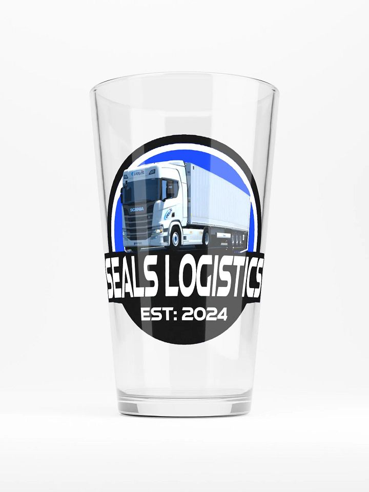 Seals Logistics Pint Glass product image (1)