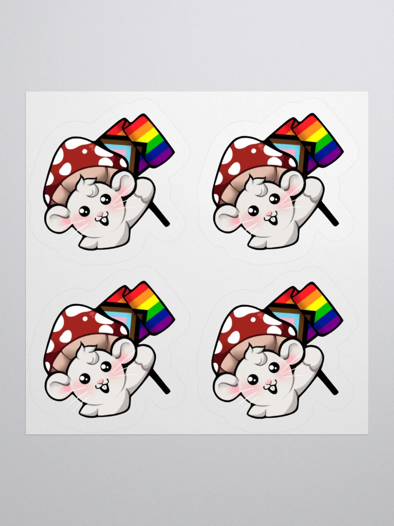 Inclusive Pride Flag Stickers product image (1)