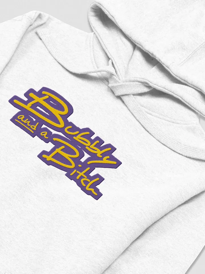 Bubbly and a Bitch (tulip design) embroidered heavyweight hoodie product image (41)