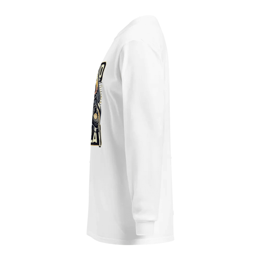 Rewind & Replay Vintage Cassette Tape Long Sleeve Shirt | | AI Design oldschool product image (3)