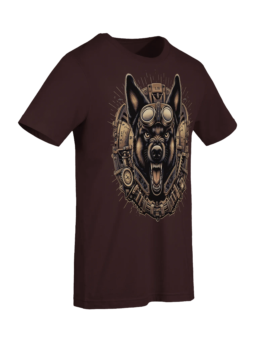 Steampunk Malinois - PREMIUM ADULT UNISEX T-SHIRT ***NEW LARGER PRINT product image (3)