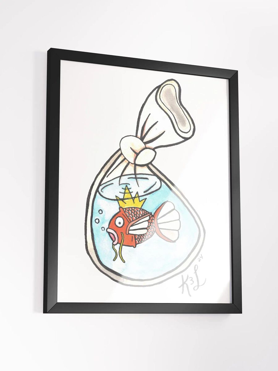 Feesh In Bag Framed Print Large Sizes product image (7)